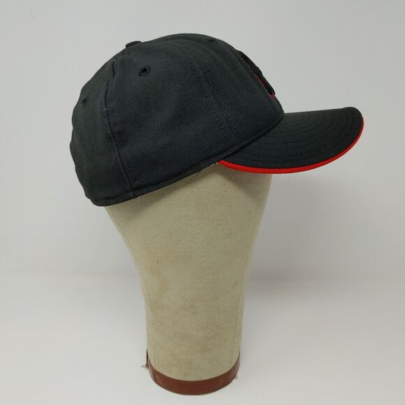 New Era 59Fifty MLB New York Yankees Black Red Baseball Cap Hat Size 7 1/8 Logo - Picture 6 of 11